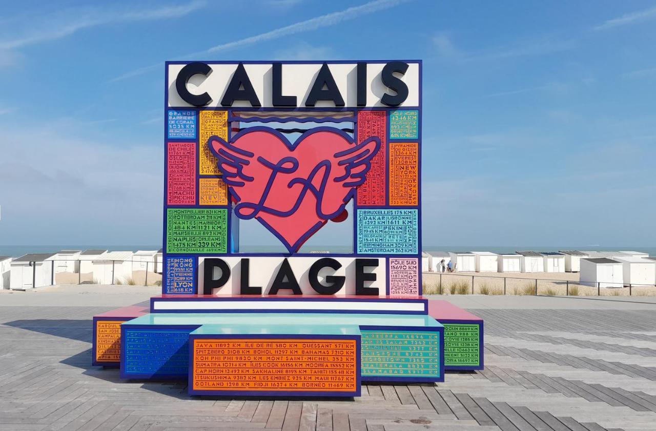 Studio Plage, Vue Mer Et Dragon, Garage Pour Moto Calais Kültér fotó