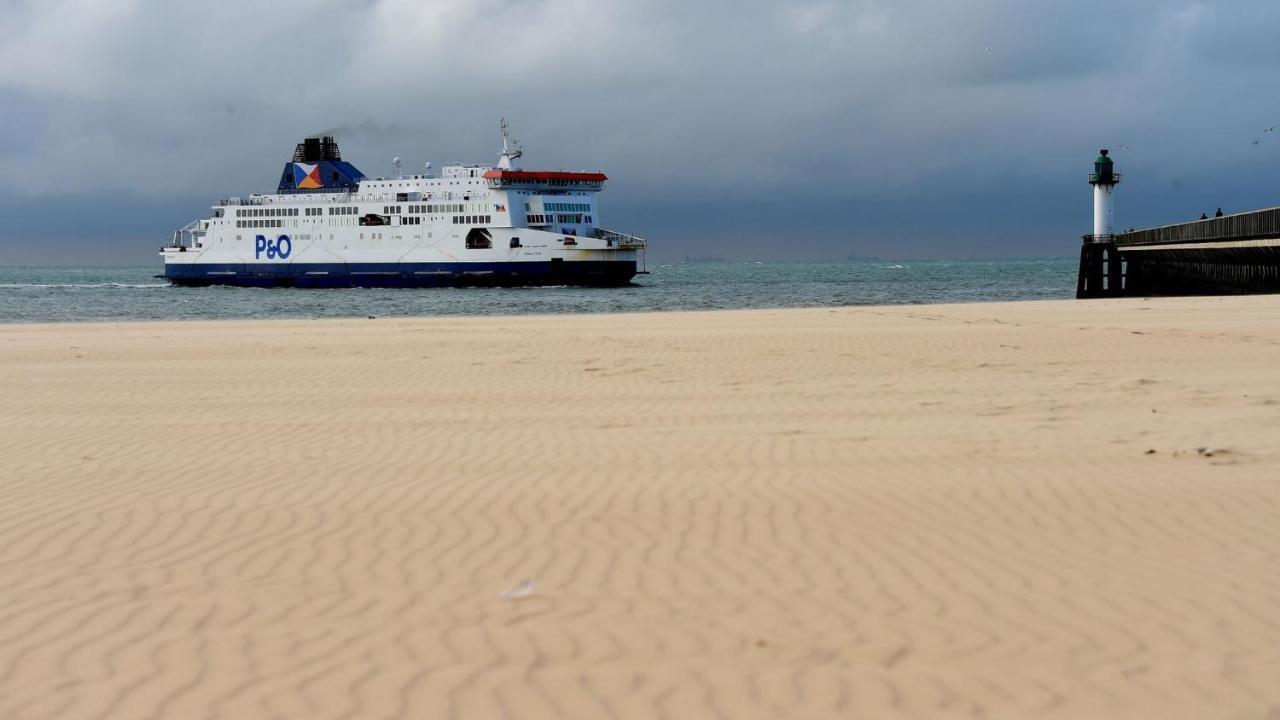 Studio Plage, Vue Mer Et Dragon, Garage Pour Moto Calais Kültér fotó