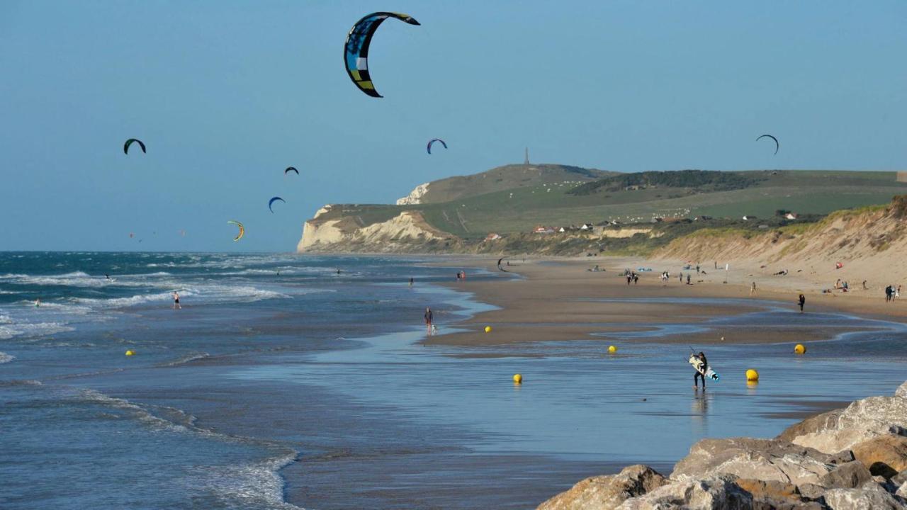 Studio Plage, Vue Mer Et Dragon, Garage Pour Moto Calais Kültér fotó